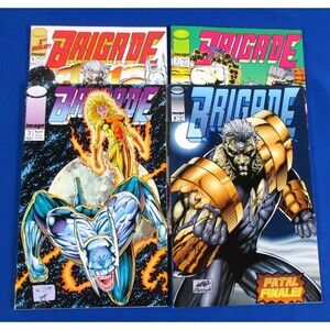 Brigade Vol: 1 #1-4 (1993) Complete Mini Series Image Comics VF NM